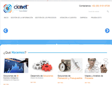 Tablet Screenshot of cionetsolutions.com